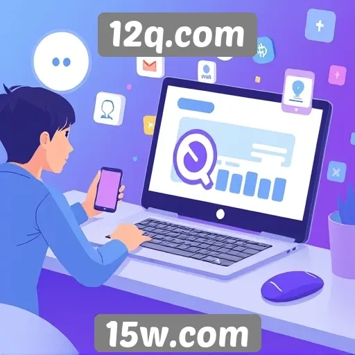 Recursos interativos que destacam o 12q.com